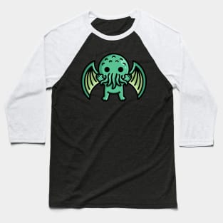 Kawaii Cthulhu: Adorable Eldritch Cutie Baseball T-Shirt